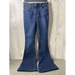 SO Goods For Life High Rise Flare Jeans Dark Wash Blue Denim Size 1 25W